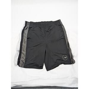 Nike Black White Gray Dazzle Basketball Shorts Men's XL